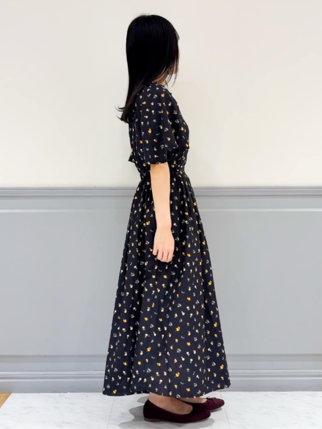 moeさんの「grove｜最終お値下げ！！【人間工学】つつまれフィットバレエシューズ （抗菌防臭加工裏地使用）」を使ったコーディネート
