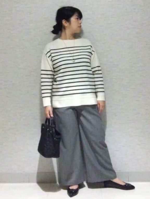 sakoさんの「Reflect｜【SS-4Lサイズ／衿が顔に当たらない◎】スタンドネックミドルコート」を使ったコーディネート