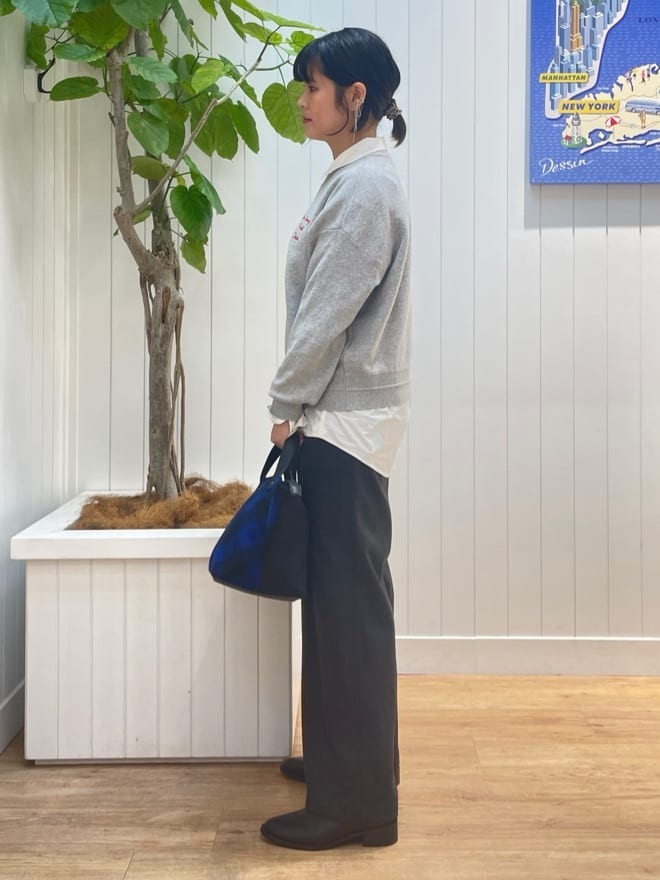 mikaさんの「Dessin｜【ユニセックス/洗える】コットンブロードシャツ」を使ったコーディネート
