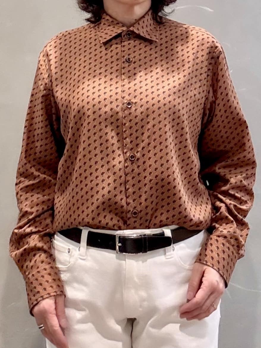 のぐみさんの「TAKEO KIKUCHI｜ボーラーハット柄 長袖シャツ」を使ったコーディネート
