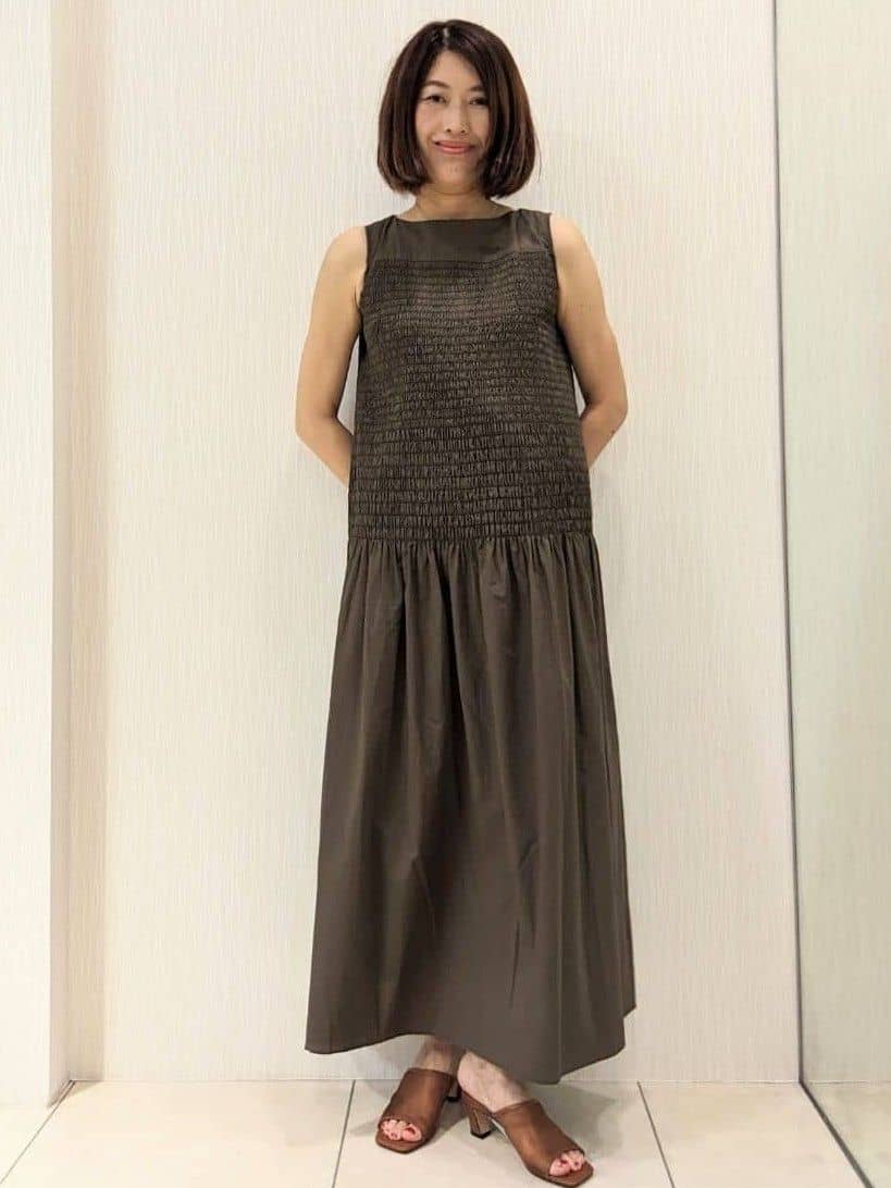u-macoさんの「UNTITLED｜メタリックメッシュトート」を使ったコーディネート
