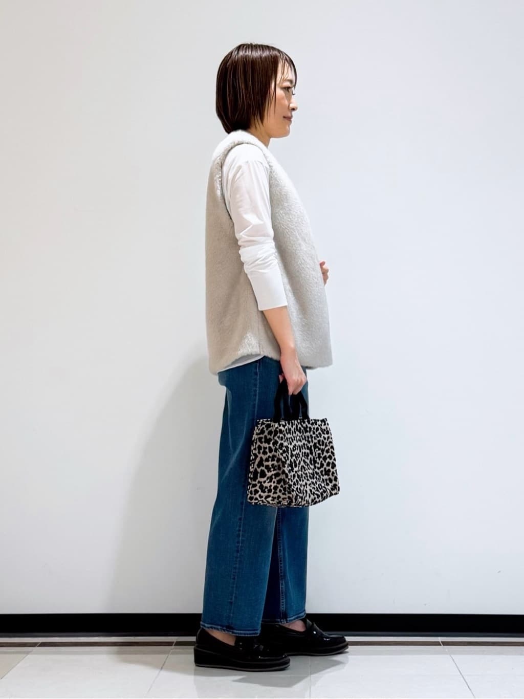 mikaさんの「INDIVI｜ミンク調フェイクファージレ」を使ったコーディネート