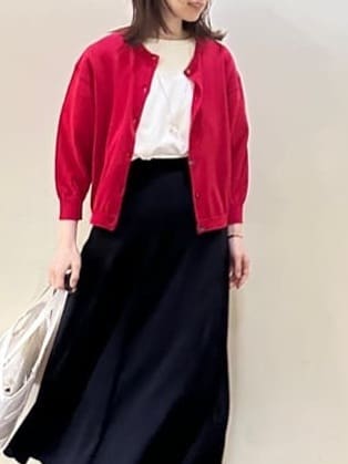 Miwaさんの「UNTITLED｜フープトップネックレス」を使ったコーディネート