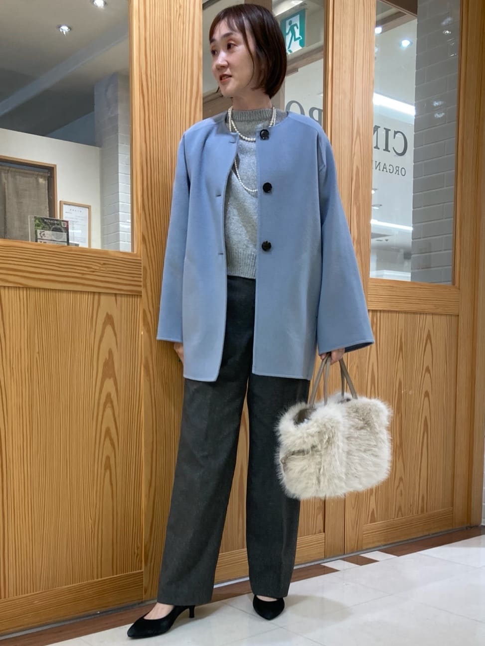 ゆうさんの「UNTITLED｜【ミディ丈/軽やか】セミラグランリバー コート」を使ったコーディネート