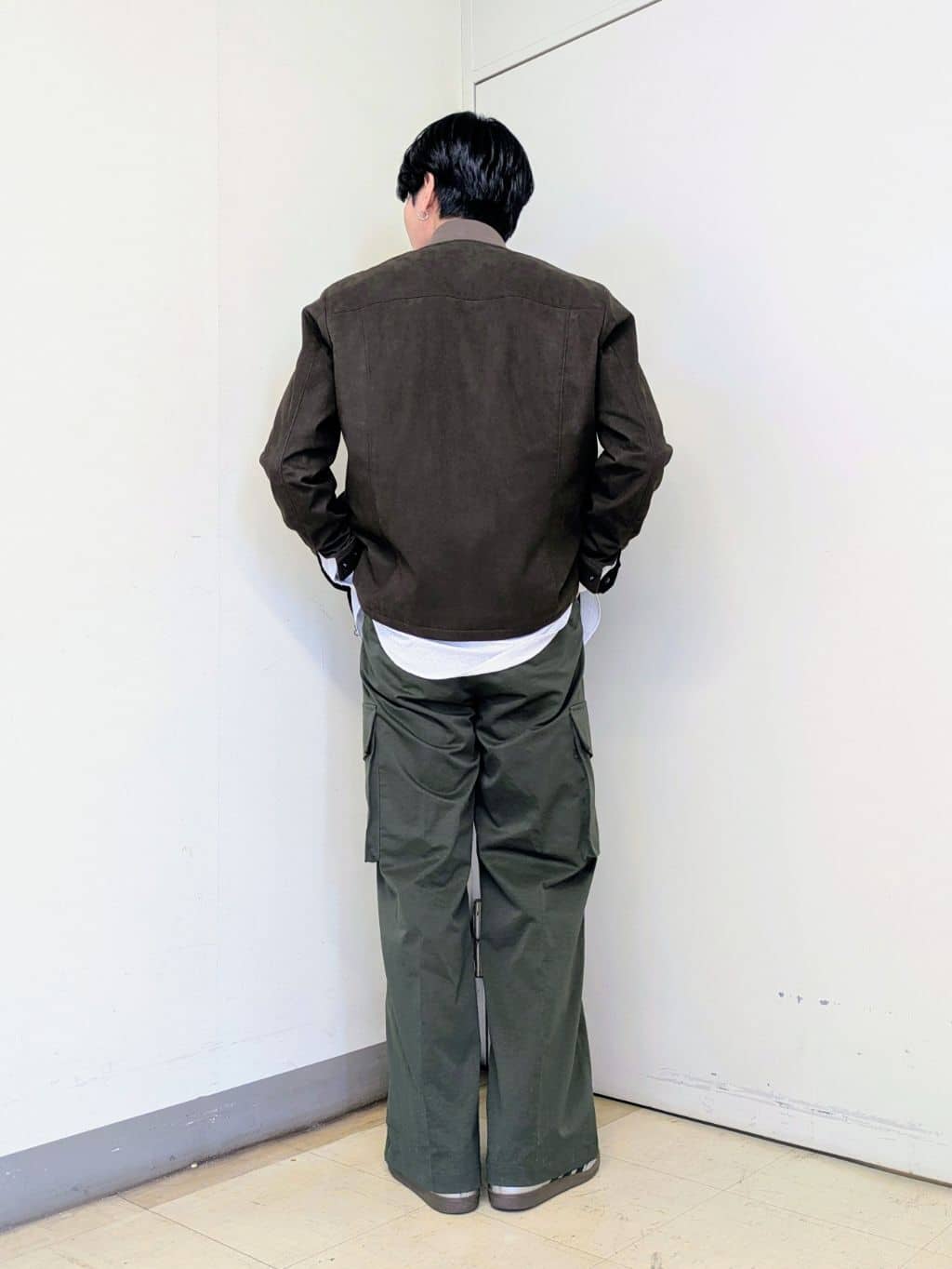 ryoさんの「TAKEO KIKUCHI｜アマレッタ（R）スウェード MA－1 ブルゾン」を使ったコーディネート