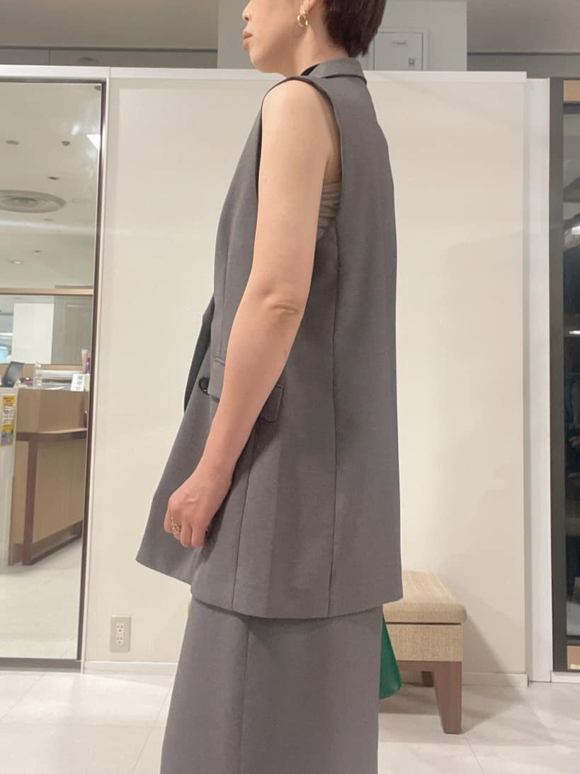 IWAMOさんの「UNTITLED｜【セットアップ可/洗える】スラブテーラードカラージレ」を使ったコーディネート