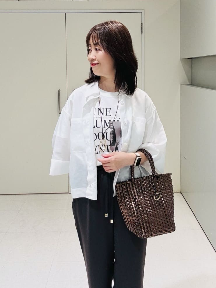 makiさんの「UNTITLED｜【ロゴT/プリントT】グラフィックTシャツ」を使ったコーディネート