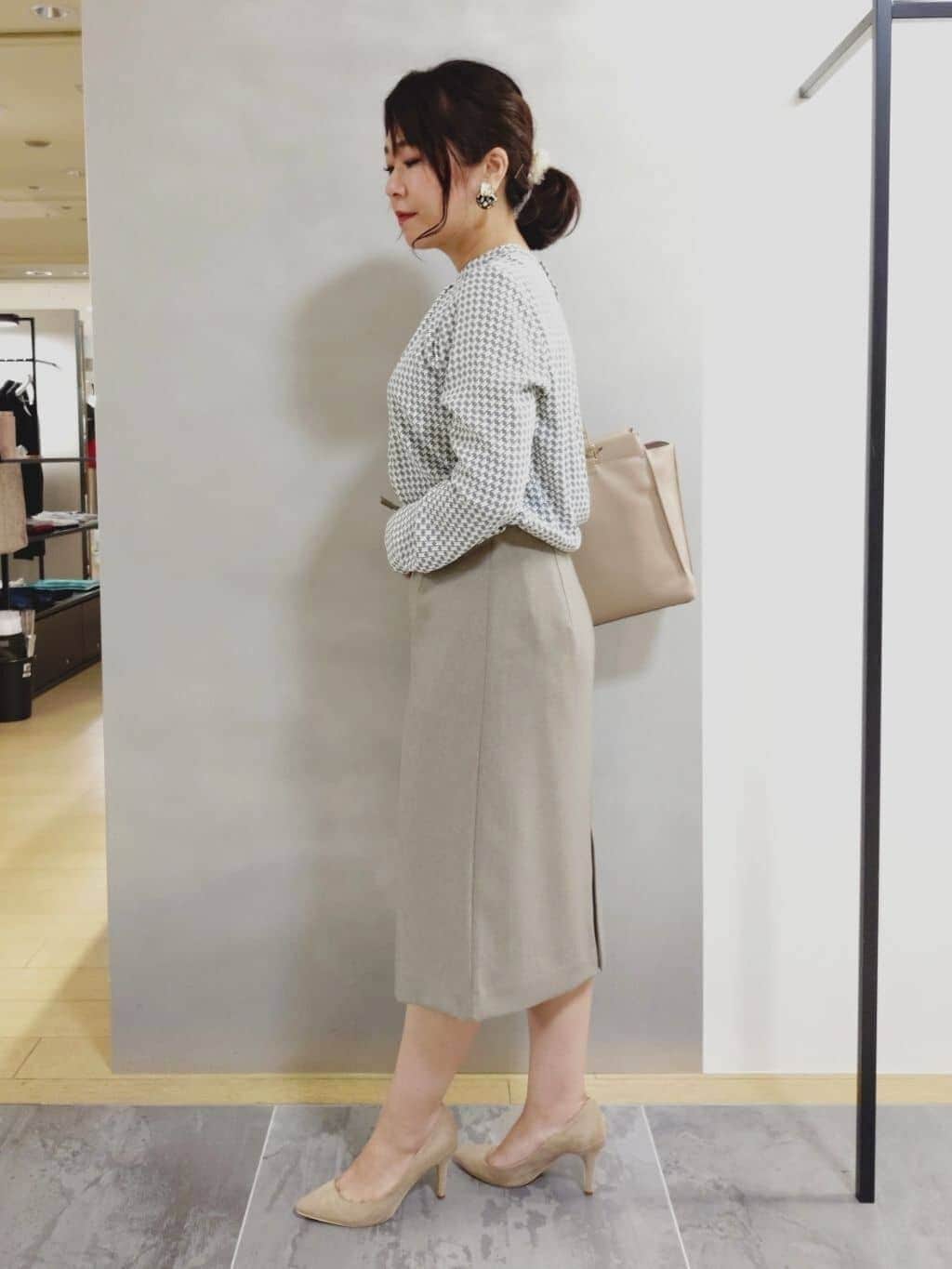 TOMOMIさんの「INDIVI｜【収納力◎／A4サイズ対応】シゴデキバッグ」を使ったコーディネート