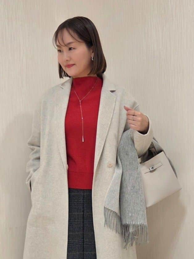 naokoさんの「UNTITLED｜【ロング丈/軽やか】テーラード　リバーコート」を使ったコーディネート