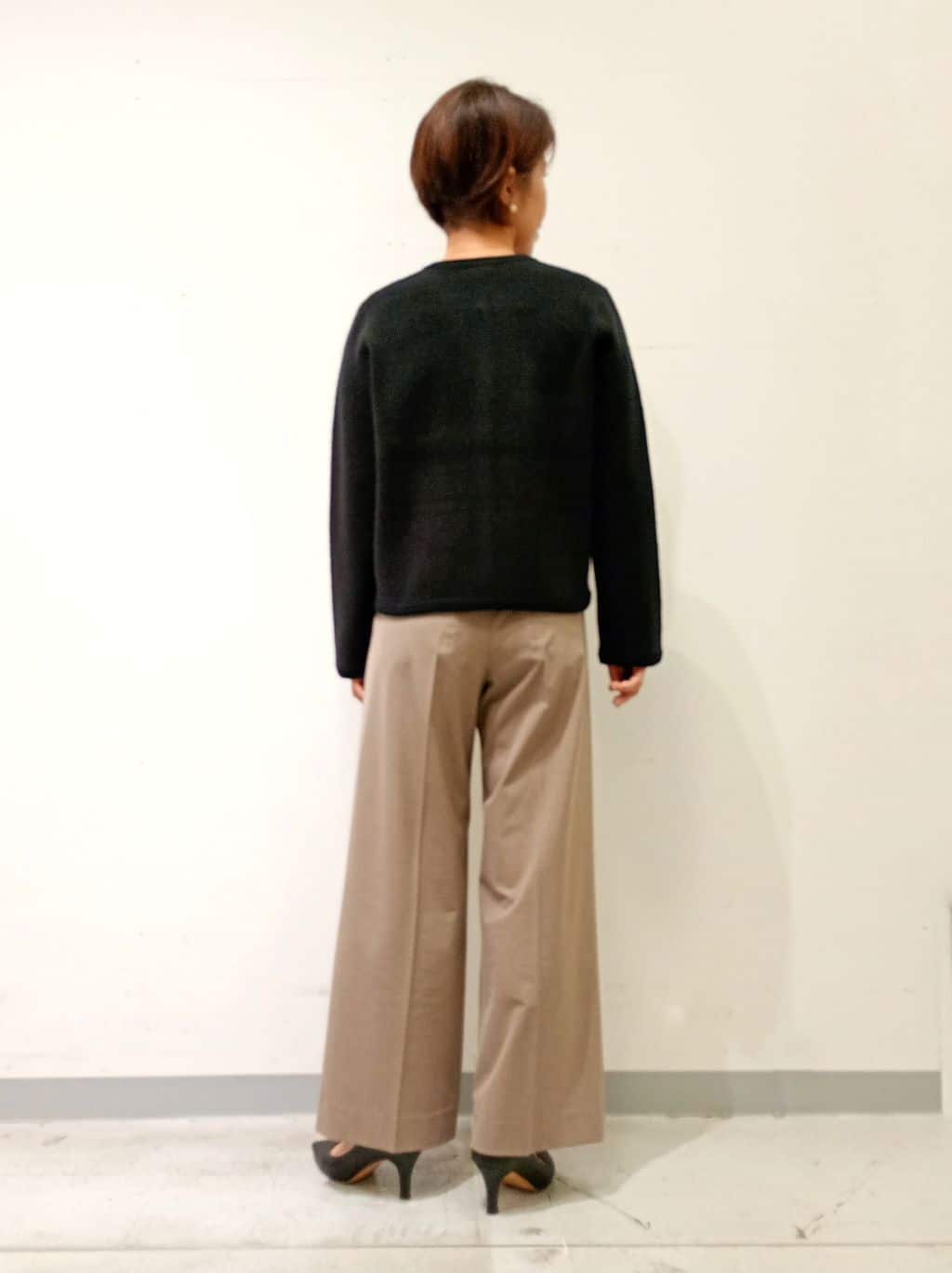 Kさんの「INDIVI｜【褒められパンツ】ワンタックワイドパンツ」を使ったコーディネート