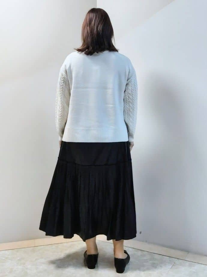 エリさんの「Reflect｜【ゆったりシルエット】ジャージメルトンコクーンジャケット」を使ったコーディネート
