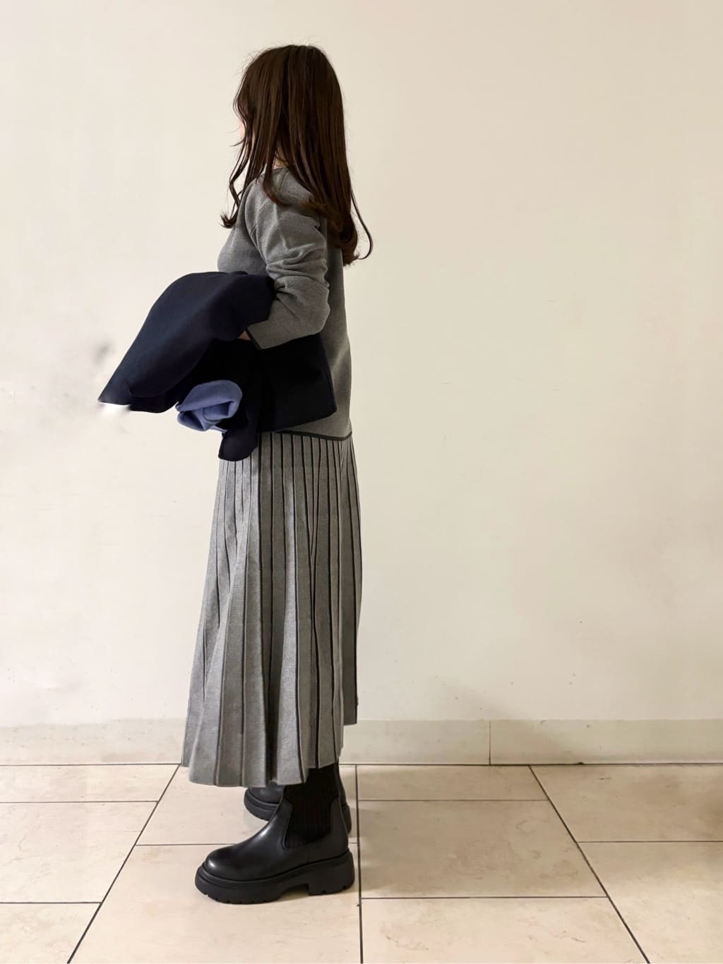 kahoさんの「INDIVI｜レイヤードチェーンネックレス」を使ったコーディネート