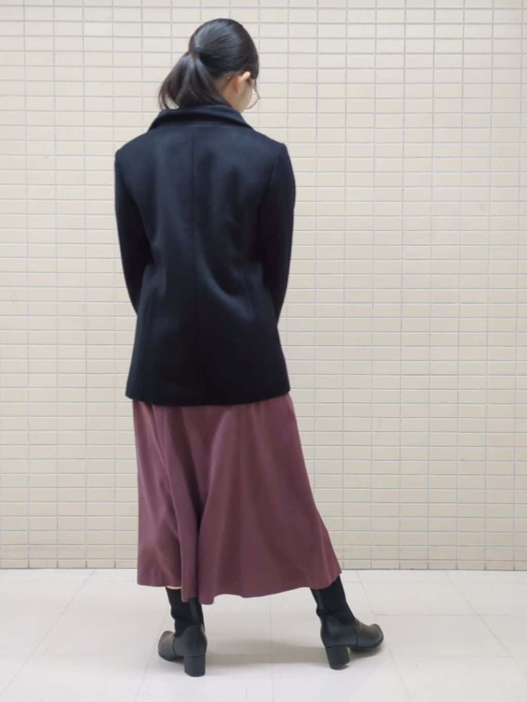 ひまりさんの「Reflect｜【SS-4Lサイズ／衿が顔に当たらない◎】スタンドネックミドルコート」を使ったコーディネート