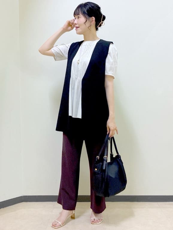  beni_gingerさんの「Reflect｜【すっきり見え！長め丈】ピンタックデザインチュニックブラウス」を使ったコーディネート