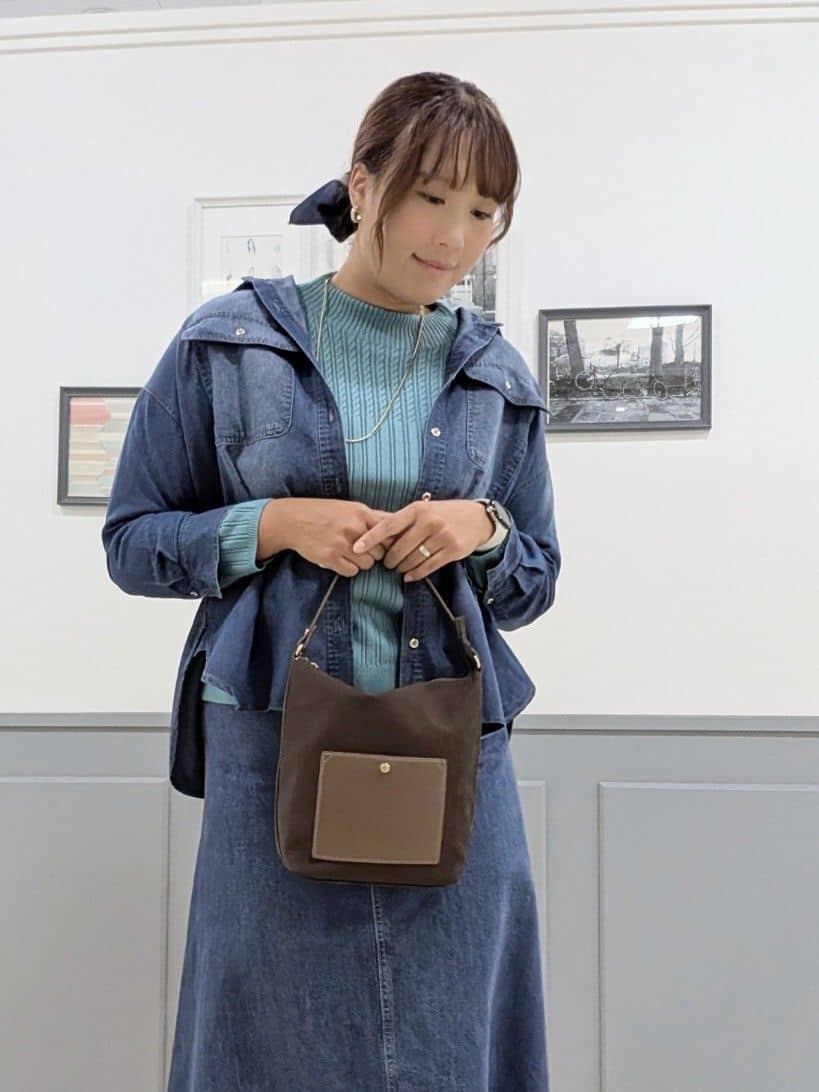 じゃんみなさんの「grove｜【毛玉軽減／洗える】ミニケーブルニット」を使ったコーディネート