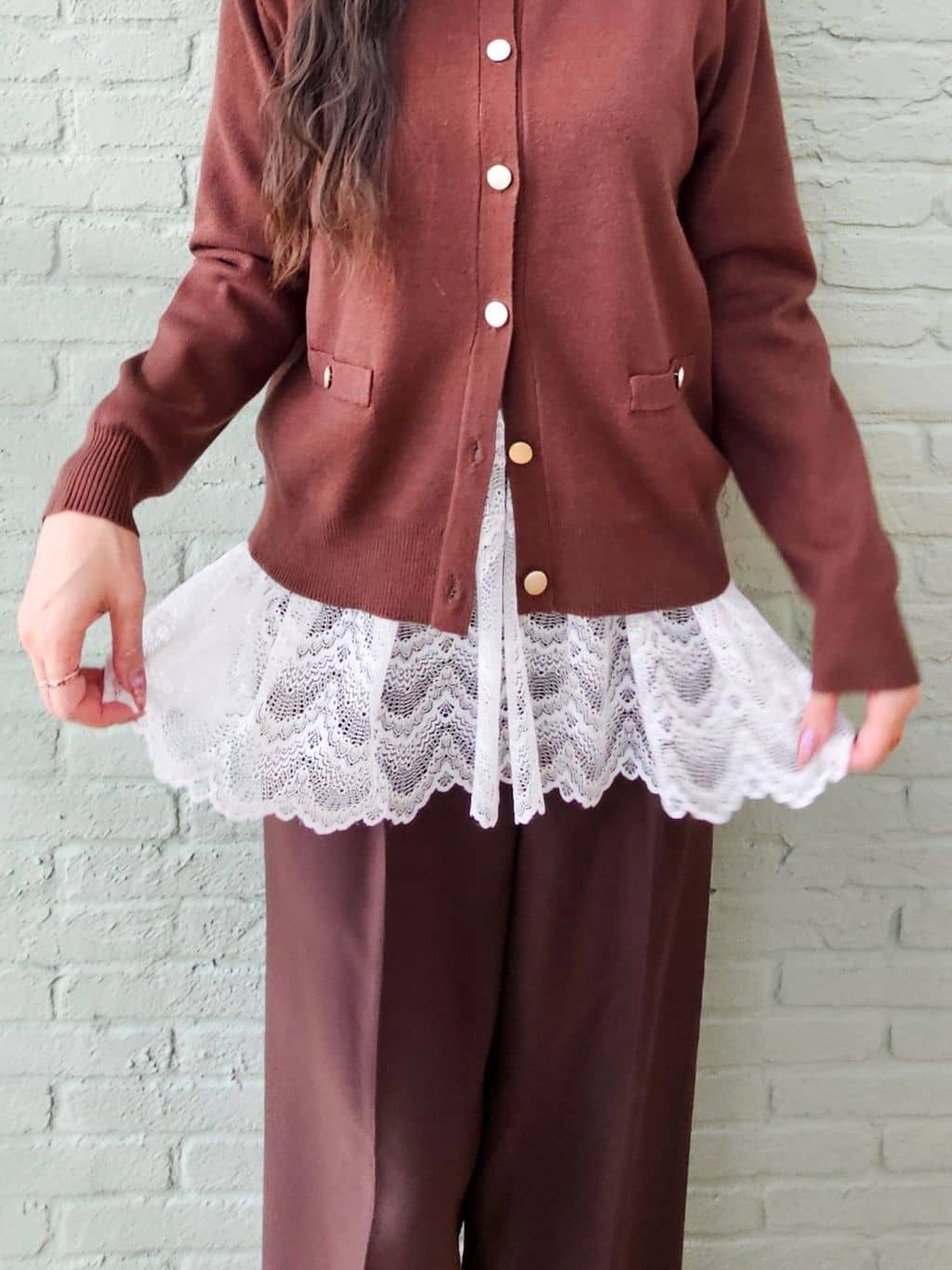 ゆゆさんの「SHOO･LA･RUE｜裾フリルレイヤードトップス」を使ったコーディネート