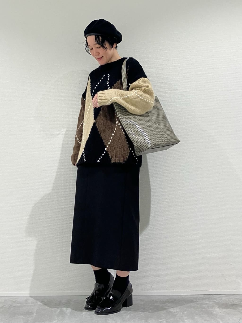 Cさんの「HIROKO HAYASHI｜OTTICA（オッティカ）トートバッグM」を使ったコーディネート