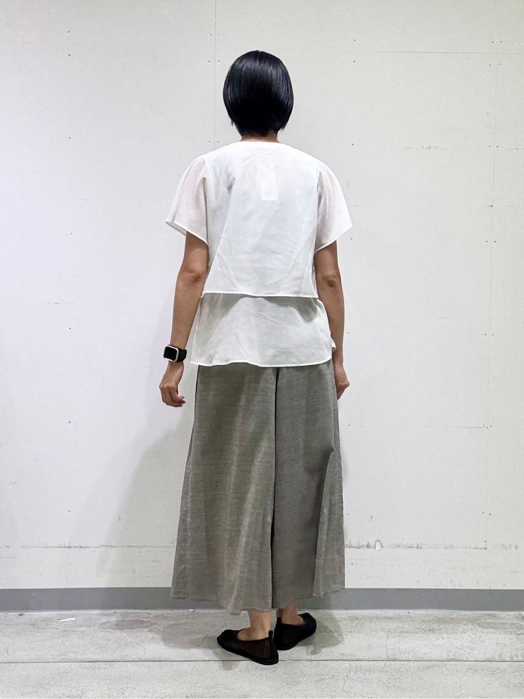 naoさんの「INDIVI｜【日本製】ビスチェインナータンクトップ」を使ったコーディネート