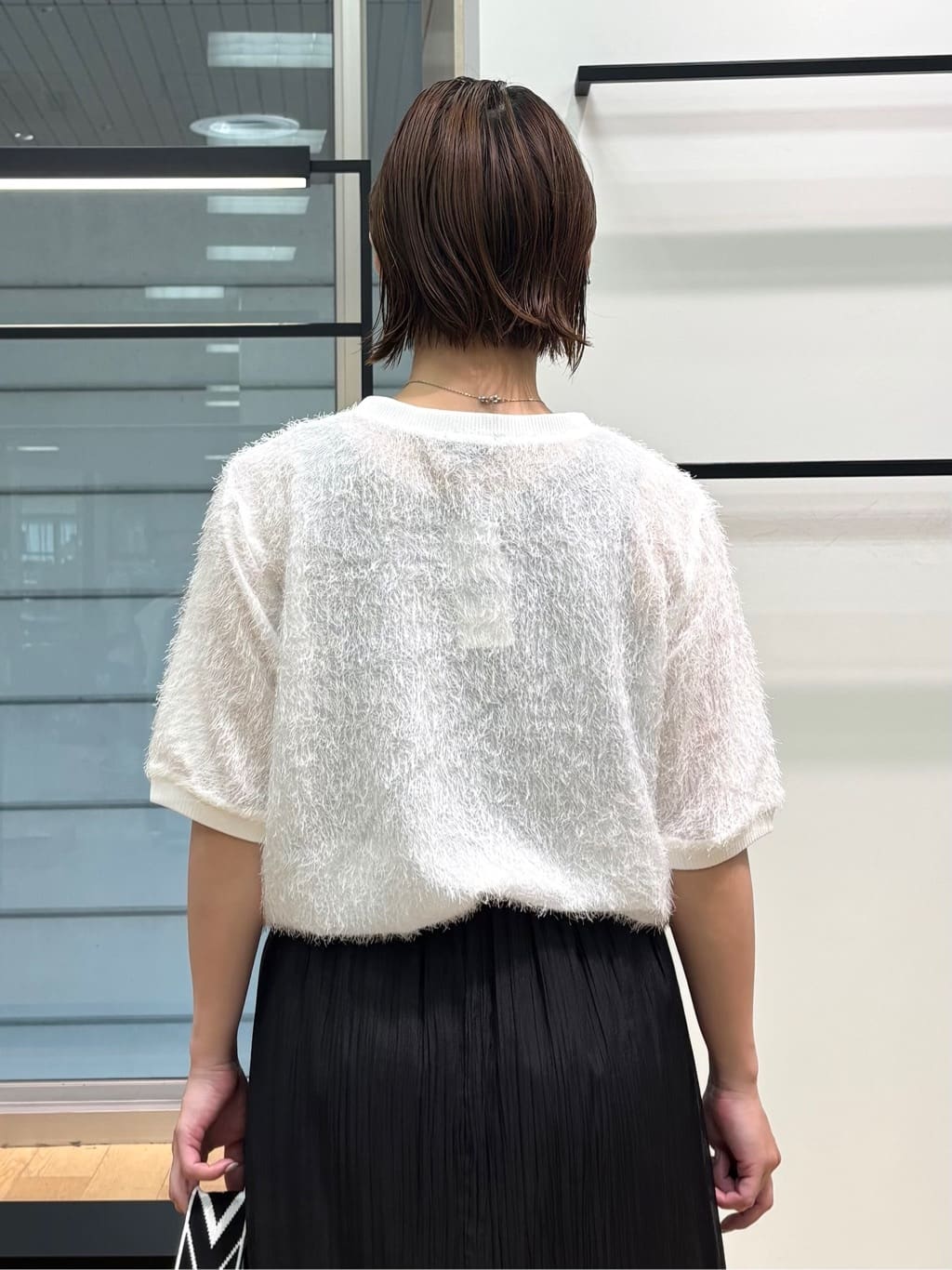 asamiさんの「INDIVI｜ヘアリージャカードトップス」を使ったコーディネート