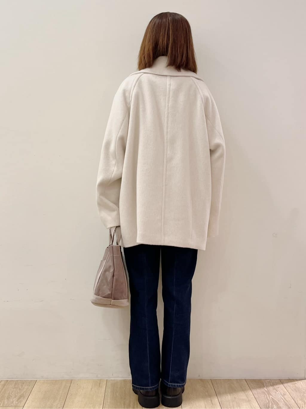 kcさんの「OPAQUE.CLIP｜アート柄シャギーニット【洗濯機OK】」を使ったコーディネート