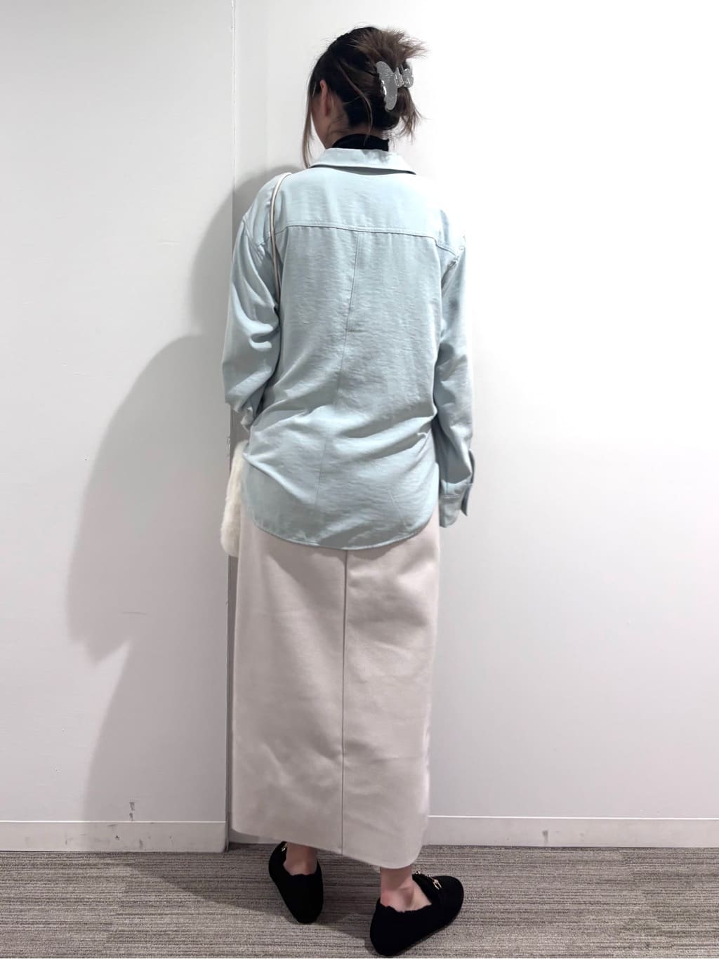 Ricoさんの「OPAQUE.CLIP｜【11色展開】フェイクファースクエアミニポシェット」を使ったコーディネート