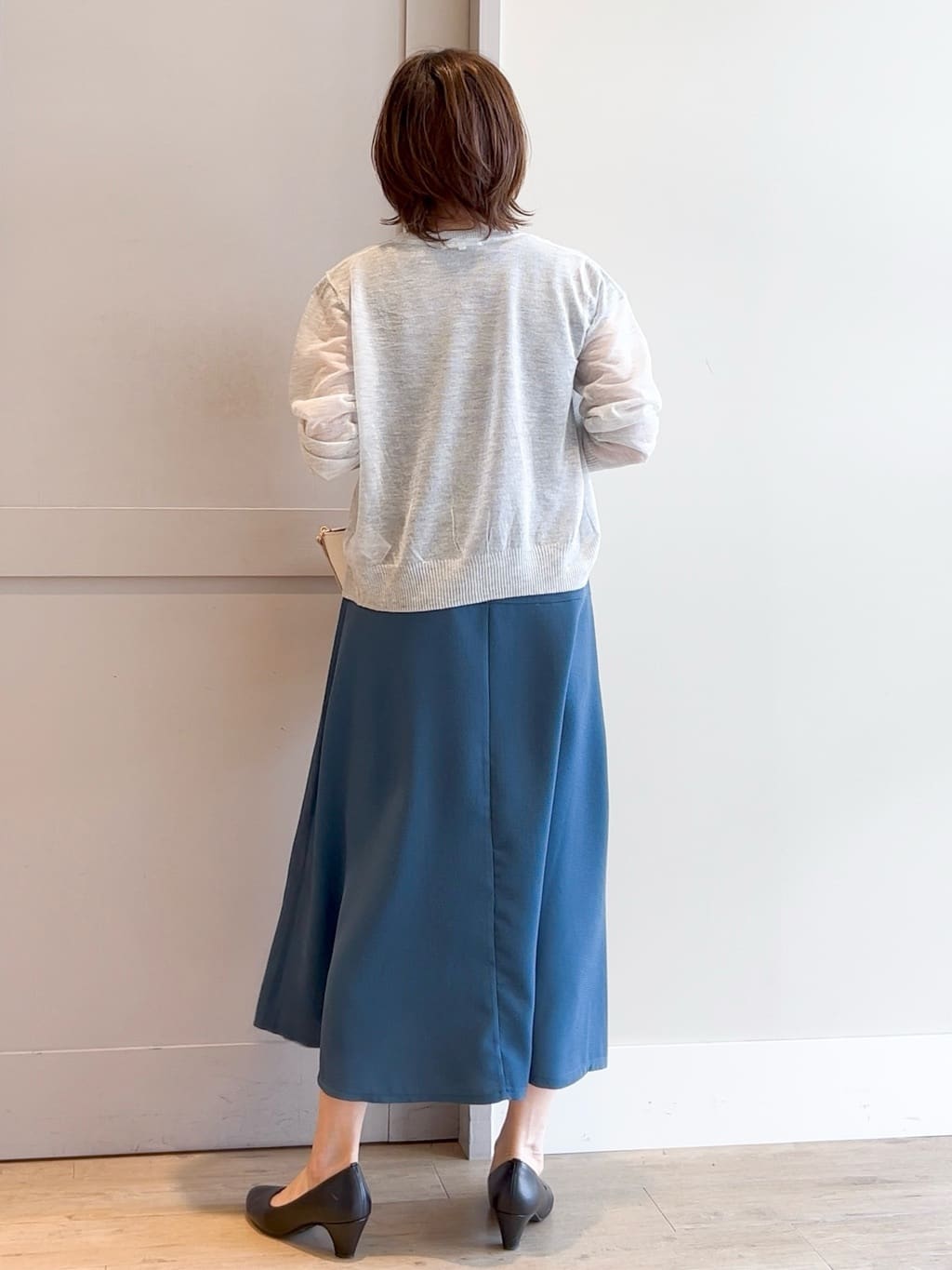 yamakoさんの「grove｜【雑誌掲載】洗えるシアーカーディガン」を使ったコーディネート