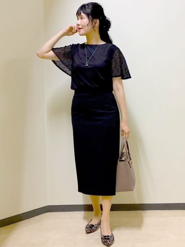  beni_gingerさんの「Reflect｜幾何レーススリーブプルオーバージャージ」を使ったコーディネート