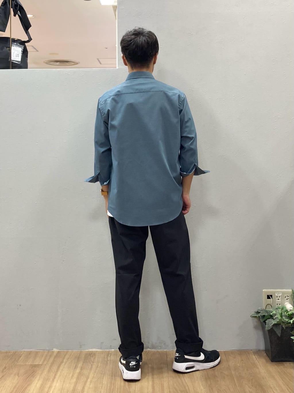 シュンさんの「TAKEO KIKUCHI｜【COOL CITY WEAR】DotAir（R）サッカー シャツ」を使ったコーディネート