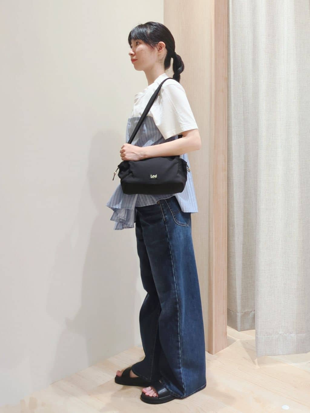 Yuiさんの「grove｜贅沢フレアーが高見え ドッキングビスチェT」を使ったコーディネート