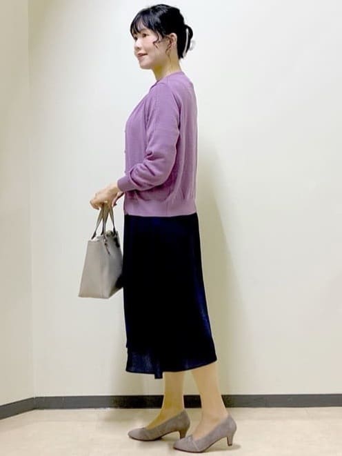 beni_gingerさんの「Reflect｜【吸水速乾／防しわ】シルキープリーツワンピース」を使ったコーディネート
