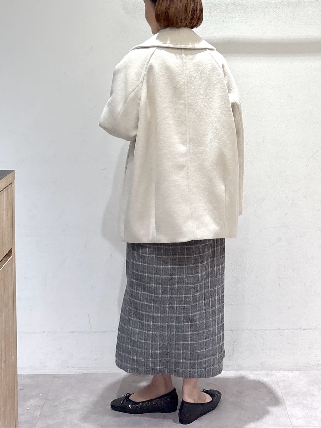 たけねぇさんの「OPAQUE.CLIP｜カシミヤブレンドウールミドルピーコート」を使ったコーディネート