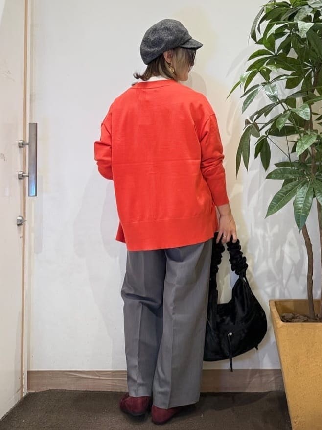 misakiさんの「SHOO･LA･RUE｜【洗える】もちもち ミドル丈ニットカーディガン」を使ったコーディネート