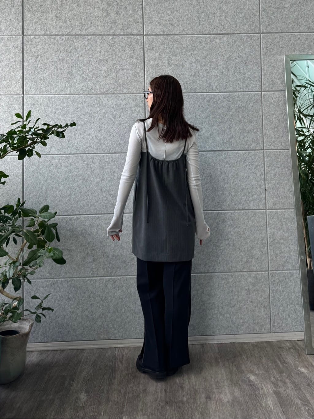 uchi__yamaさんの「CODE A｜tailored mood mini dress」を使ったコーディネート
