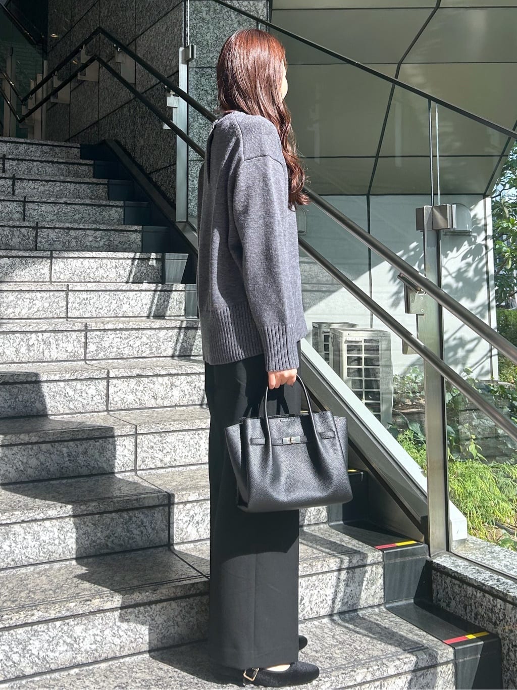 Risaさんの「OPAQUE.CLIP｜ウォームタッチ イージーワイドパンツ【洗濯機洗OK／ストレッチ】≪SS～LL≫」を使ったコーディネート