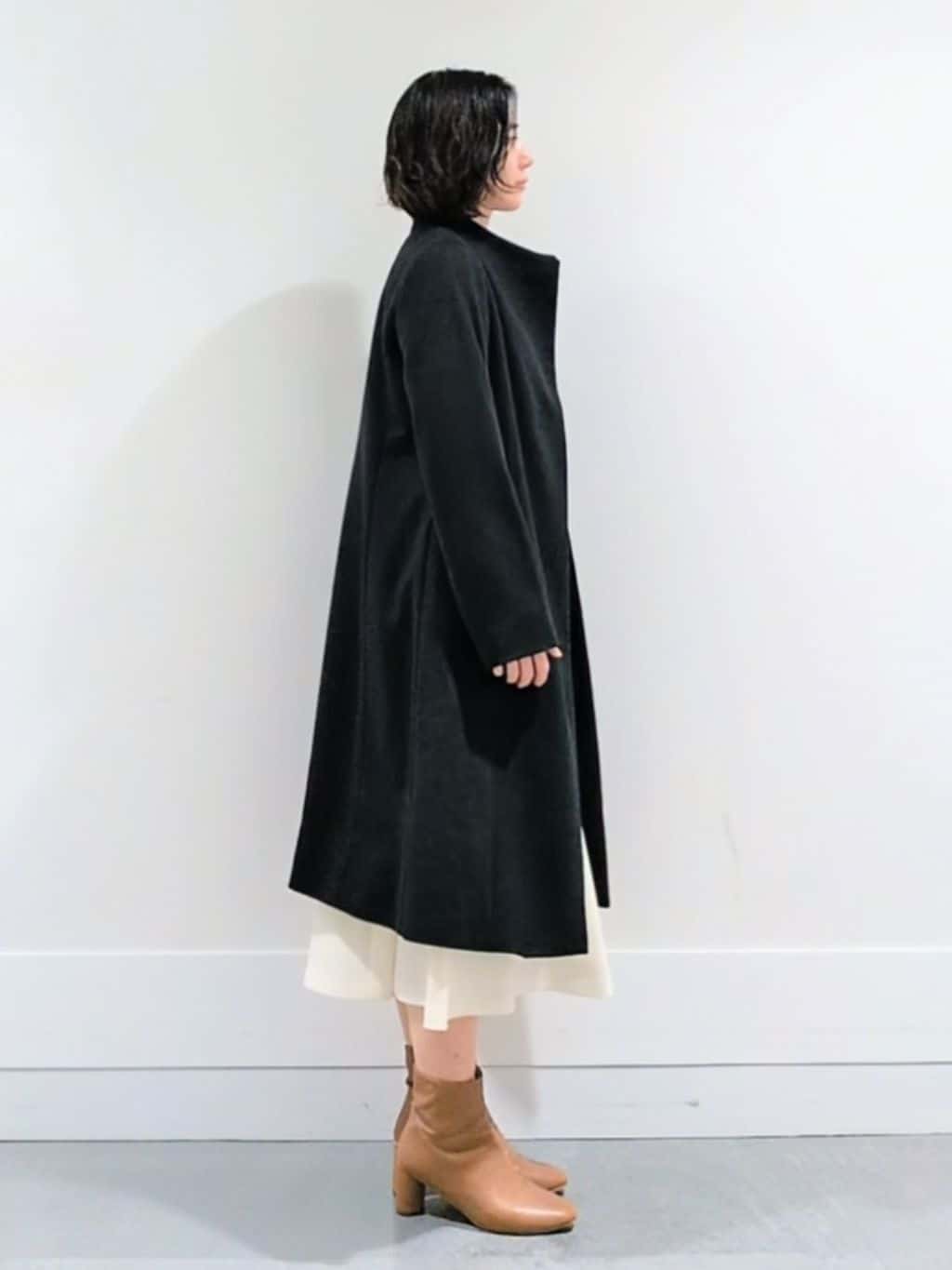 ミズタさんの「UNTITLED｜【洗える】モックネックミラノリブニット」を使ったコーディネート