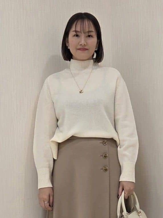 naokoさんの「UNTITLED｜【エレガント／ミディアウター】ミックスヘリンボンコート」を使ったコーディネート