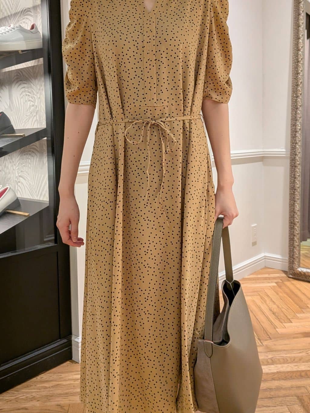 saoriさんの「DRESSTERIOR｜◆ソフトレザーバレエシューズ」を使ったコーディネート