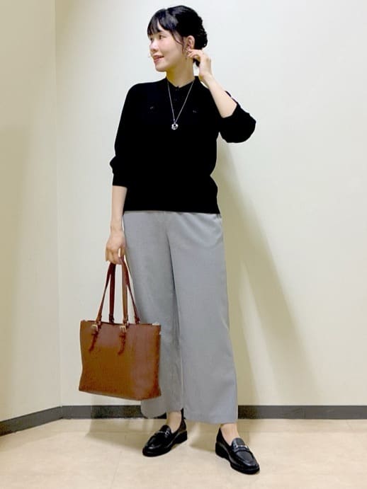  beni_gingerさんの「Reflect｜【透けにくい◎】衿付き七分袖ニット」を使ったコーディネート