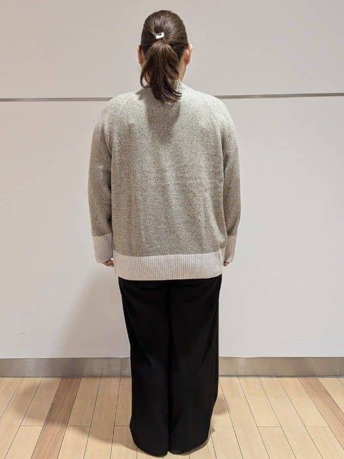 TAKAさんの「UNTITLED｜【重ね着もおすすめ/洗える】ウールカシミヤ クルーネックニット」を使ったコーディネート