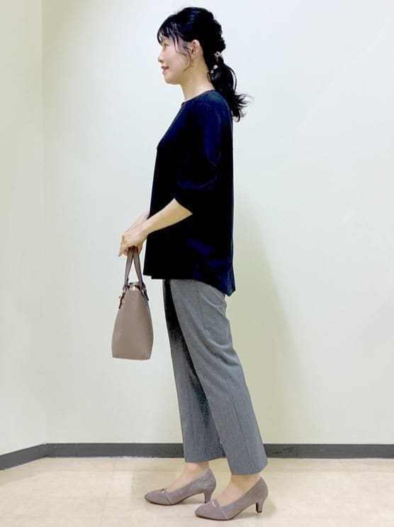  beni_gingerさんの「Reflect｜【私のパンツ／手洗い可】ベーシックテーパードパンツ」を使ったコーディネート