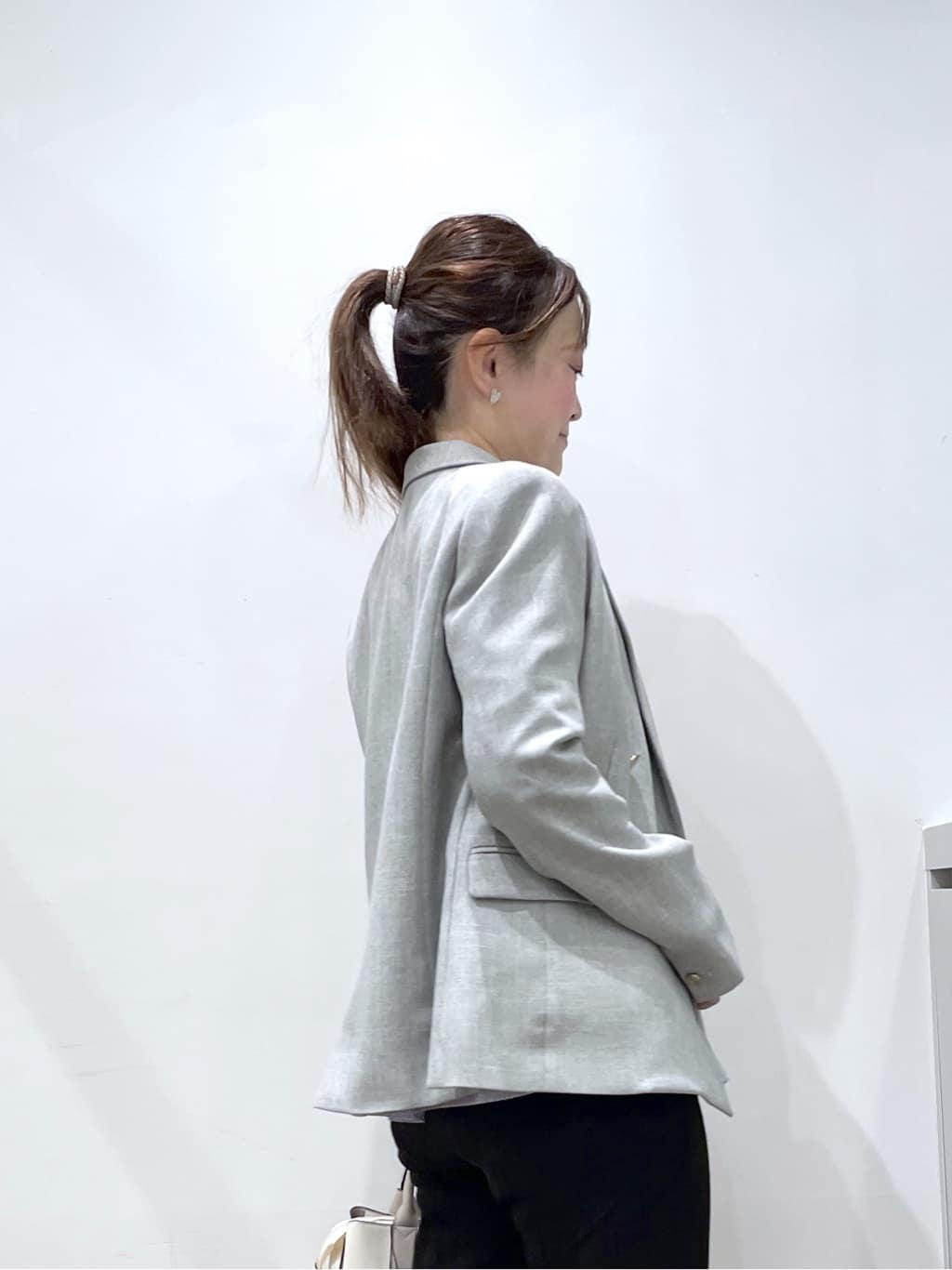 Junさんの「index｜《XS-LLサイズ》ストレッチテーパードパンツ／セットアップ対応【洗濯機洗い可／イージーアイロン／防」を使ったコーディネート