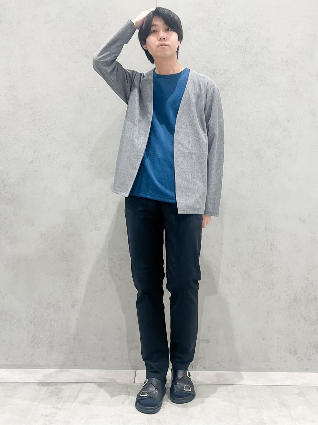 SHI-MAさんの「THE SHOP TK｜シャリルジャージ カーディガン 洗濯機OK/吸水速乾/イージーケア/セットアップ可」を使ったコーディネート