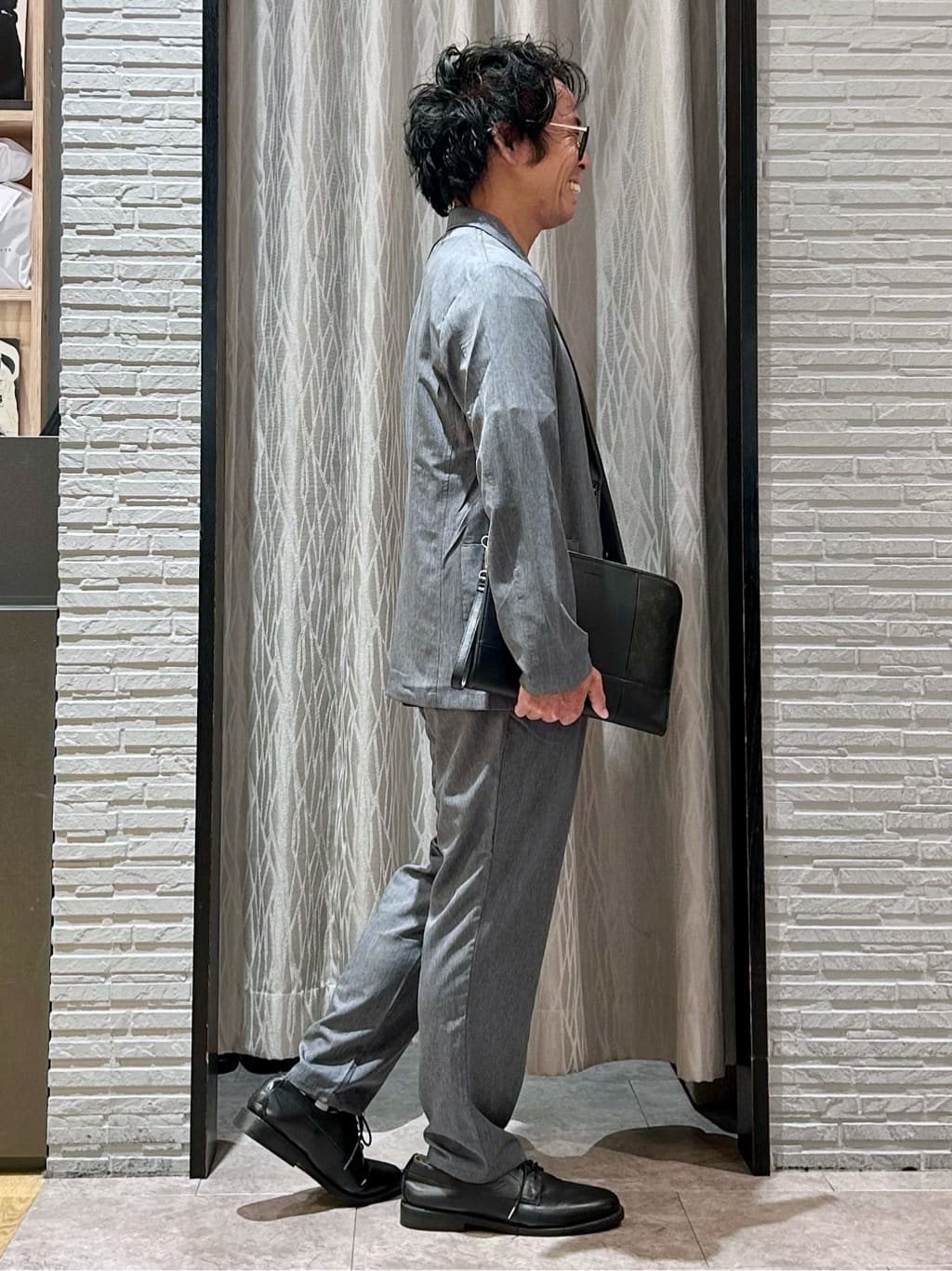 KENJI Iさんの「THE SHOP TK｜スムースファイバーリラックスジャケット 【セットアップ可／UVカット／イージーケア／洗濯機OK】」を使ったコーディネート