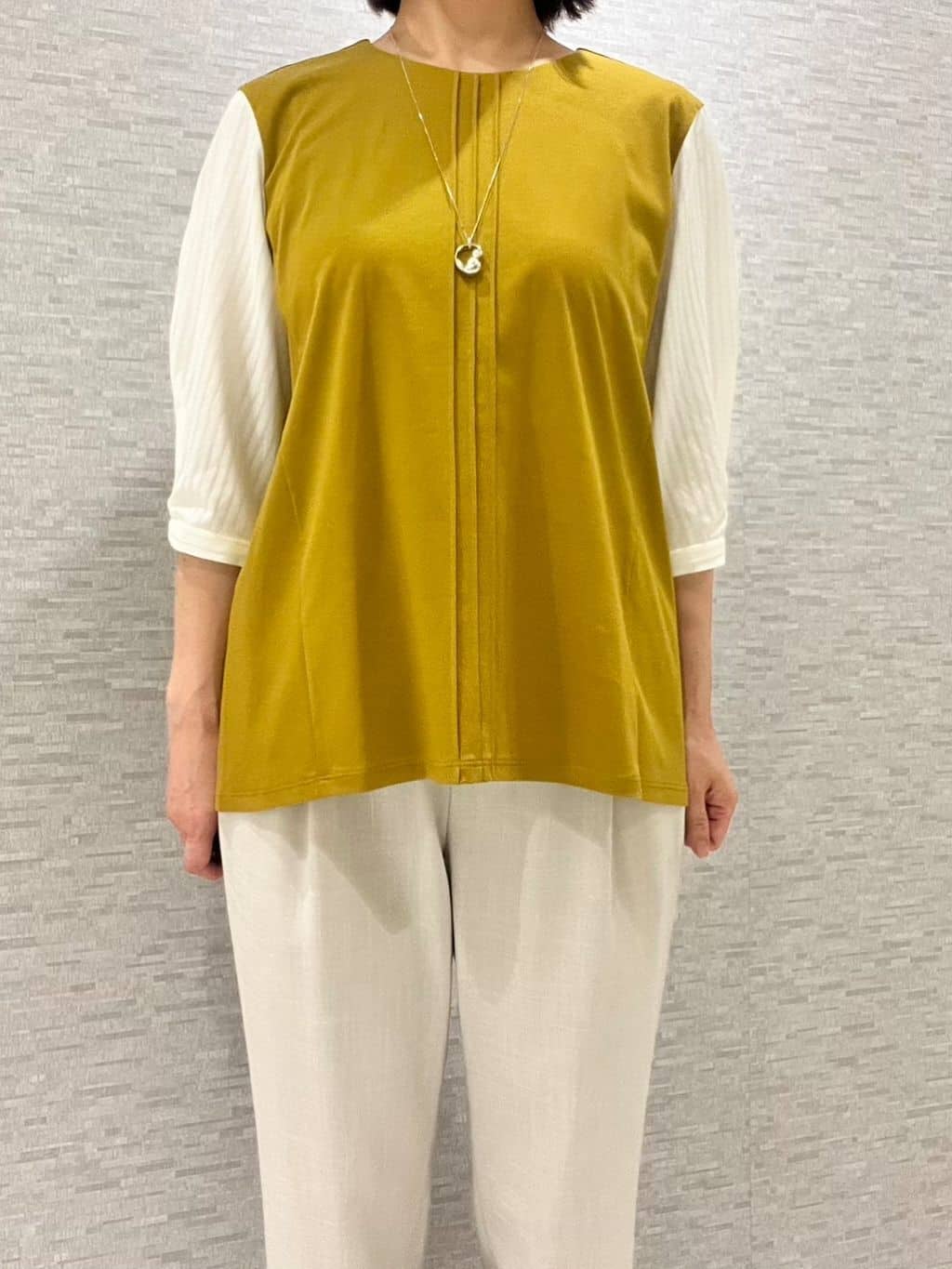marikoさんの「Reflect｜【体型カバー／腰周りカバー】長め丈プルオーバージャージ」を使ったコーディネート
