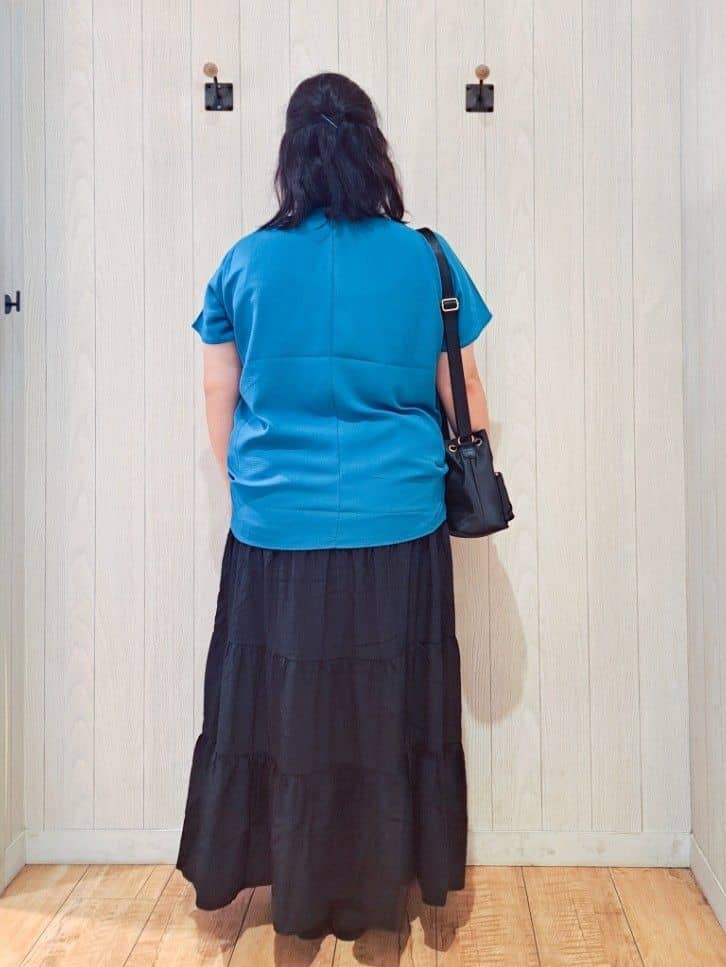 kotomiさんの「SHOO･LA･RUE｜【S-LL/ひんやり/洗濯後しわになりにくい】インせず決まる はしごレースドルマンブラウス」を使ったコーディネート