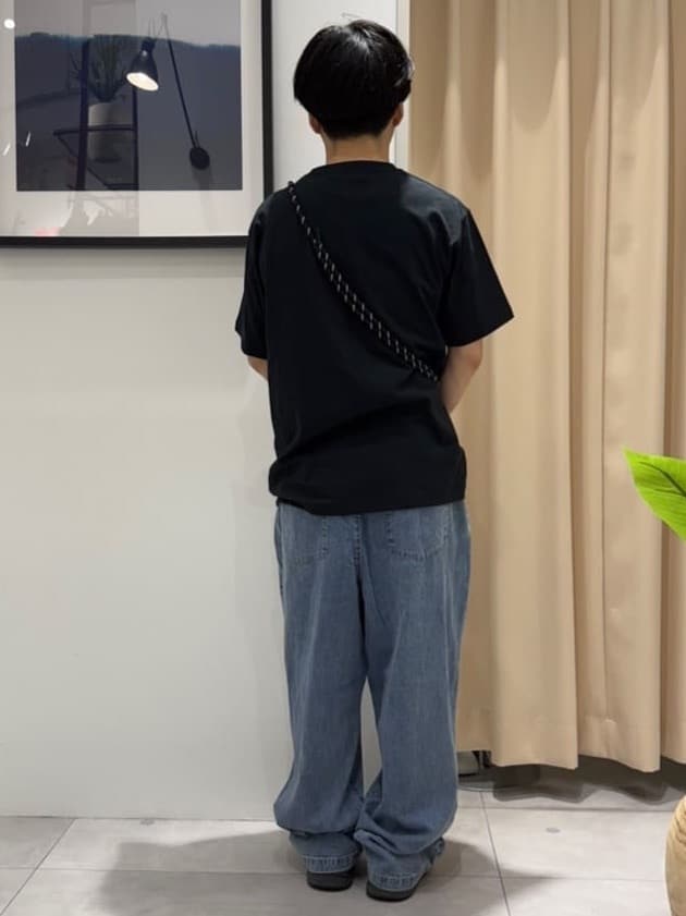 はさんの「THE SHOP TK｜ワンポイントベアーロゴ半袖Tシャツ【洗濯機OK】」を使ったコーディネート