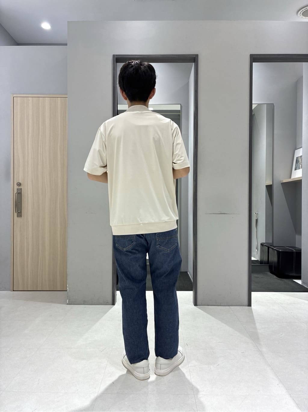 わいずみさんの「TAKEO KIKUCHI｜ボーラーハット柄 長袖シャツ」を使ったコーディネート