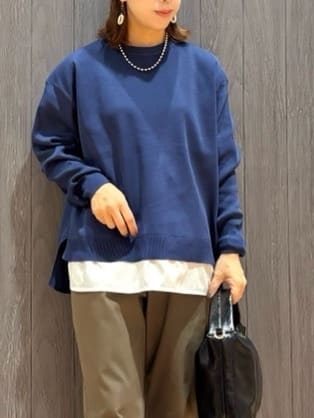 meiさんの「SHOO･LA･RUE｜【洗える/S-LL/美脚シルエット】ハイパーストレッチ テーパードパンツ」を使ったコーディネート