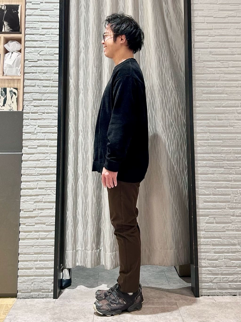 KENJI Iさんの「THE SHOP TK｜【軽くて、暖かい】SORONA／ソロナ 中綿ブルゾン 防風/軽量/洗濯機OK/フード脱着可」を使ったコーディネート