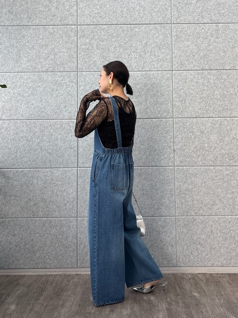 ayanoさんの「INDIVI｜レースストレッチカットソー」を使ったコーディネート